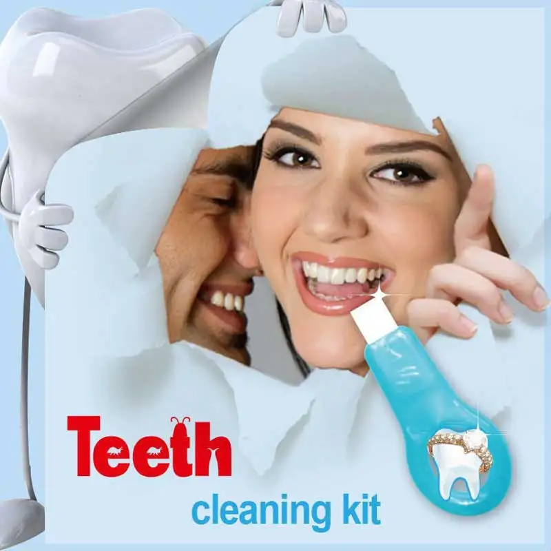 

Teeth Cleaning Kit 2017 Trending Non Peroxide Teeth Whitening Coffee Stain Remover with 5 refill