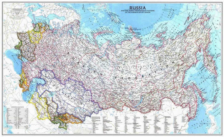 Уникальная карта России, печать на холсте, картина с изысканным дизайном, картина с географическим рисунком, обучение, образование, украшение для дома, наклейка на стену