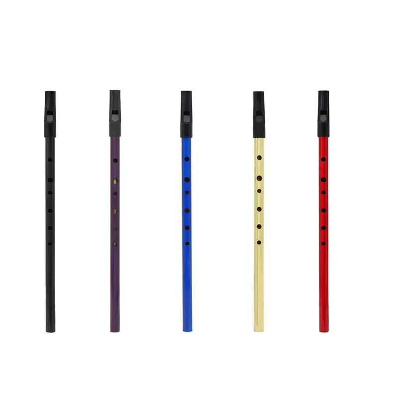 Высококачественный D Тон ирландский свисток различных цветов олова флейта фиолетовый падение qiang