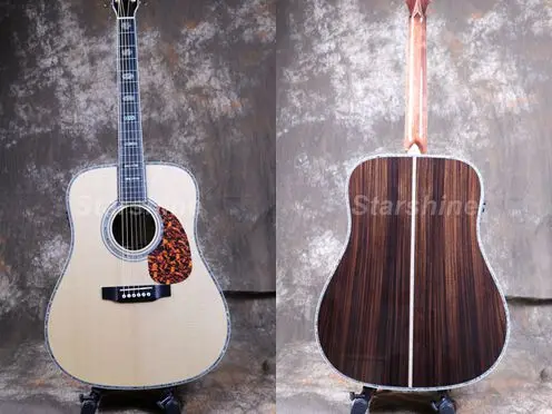 Starshine 6 Strings Scalloped X bracing Acoustic Guitar ZZ