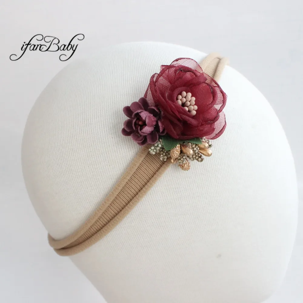 nylon flower headband (8)