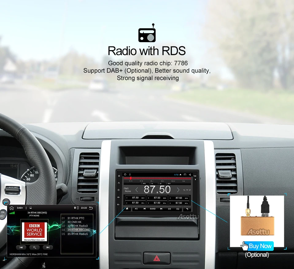 Clearance Asottu CWD7060 2G android 8.1 car dvd gps navigation radio video player stereo universal 2 din radio car multimedia player gps 13