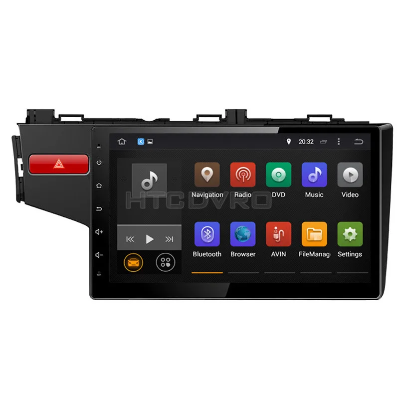 Best YMODVHT 10.1inch Octa Core 4GB+32GB Android 9.0 Car DVD Player for Honda FIT / JAZZ 2014- Radio Stereo GPS Navigation 0