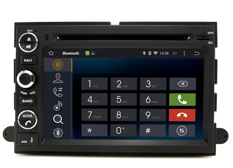 Sale Android 7.1 Car DVD Player GPS Navigation for Ford Fusion Explorer F150 Edge Expedition Mustang with Radio BT USB WIFI 2G RAM 2