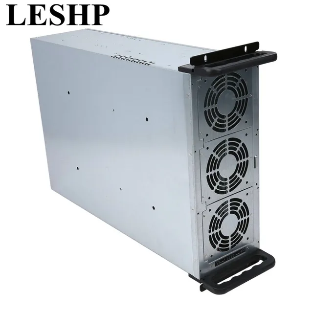 Special Offers LESHP Riser Mining ETH/ETC/ZEC/XMR 4U Mine Mining Machine Chassis 6/8 Graphics Server Chassis Single Power Supply Special Offers LESHP Riser Mining ETH/ETC/ZEC/XMR 4U Mine Mining Machine Chassis 6/8 Graphics Server Chassis Single Power Supply
