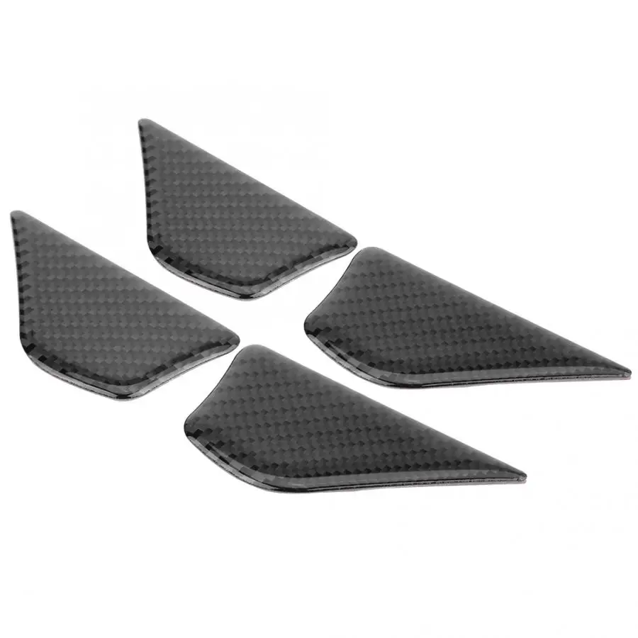 4Pcs Carbon Fiber Car Interior Door Handle Bowl Cover Trim for Mercedes C Class W205 C180 C200 GLC Car Styling