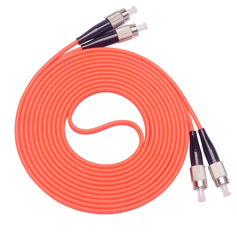 

Optical Fiber Jumper Patch Cord Cable,FC/UPC-FC/UPC,3.0mm Diameter,OM1 Multimode 62.5/125,Duplex
