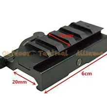 Охотничий Тактический Riser Сфера быстросъемное крепление для охота с 20 мм с креплением/Вивера 4 слота универсальное рычаг QD блокировки адаптера переменного тока