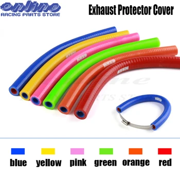 

6 colors Universal Motorcycle Accessories Exhaust Protector Cover Guard Anti-hot for KTM EXC SX SXF SX-F EXCF XCW MX 250 350 450
