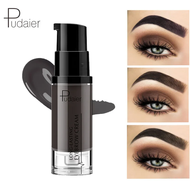 Pudaier Henna Eyebrow Dye Gel Waterproof Makeup Shadow For
