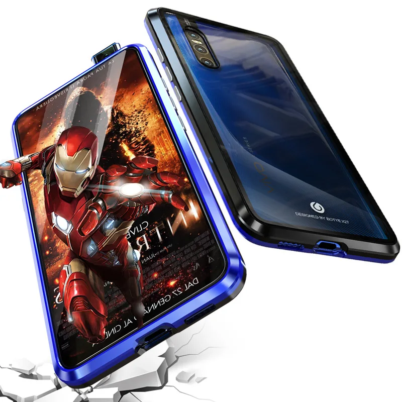 Для Samsung A30 50 60 70 80 двусторонняя магнитная металлическая граница King A7 2018 все
