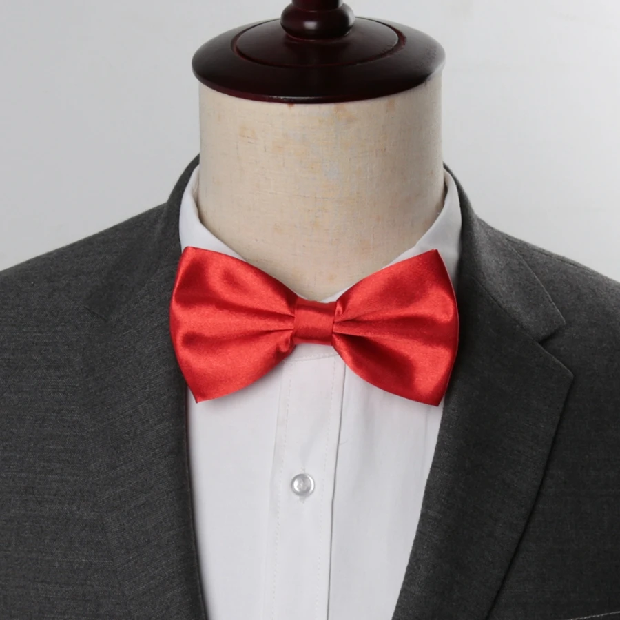 New Bow Tie Men Candy Colors Fashion Wedding Party Necktie Boys Solid Bowtie Male Dress Shirt Gift  Dress Shirt Accessories