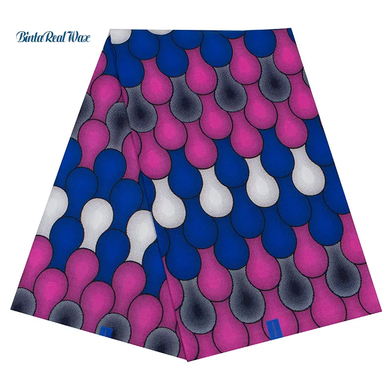 

African 100% Cotton Guaranteed ankara Wax Print Bazin Fabric binta real Wax Hollandais Wax Fabric for party dress 40fs1279