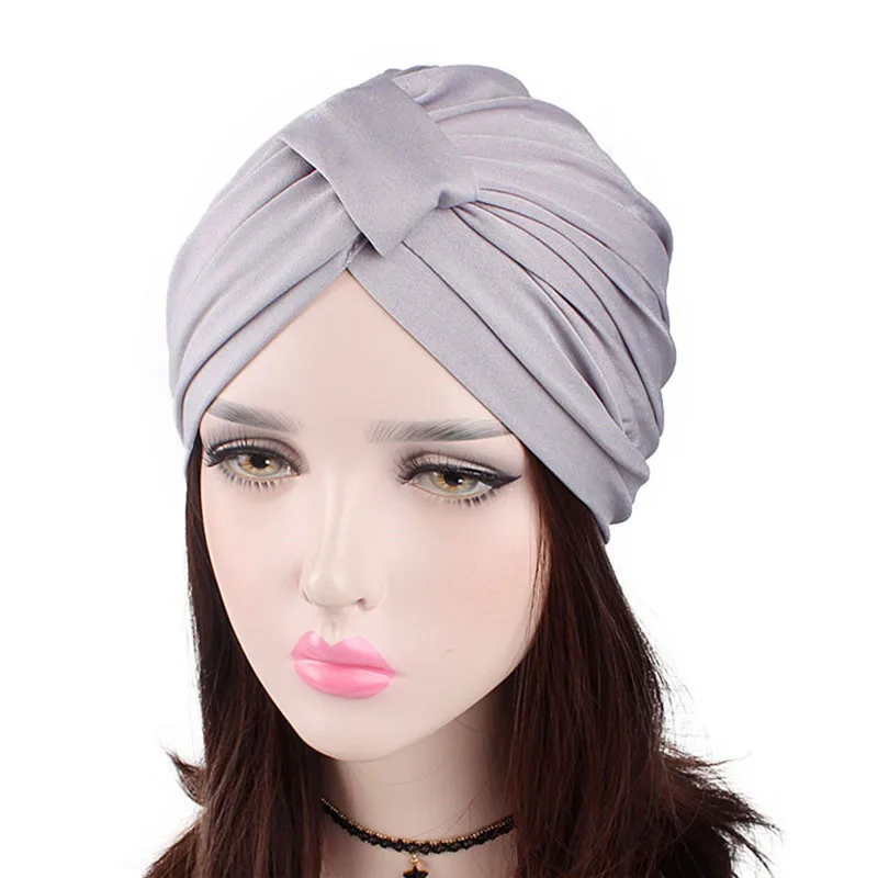 Мусульманский шарф, внутренний хиджаб, шапка, исламский головной убор, головной убор, тюрбан, головной шарф, химический головной убор, хиджаб для мусульманок Z4 - Цвет: OF0007LWH-5