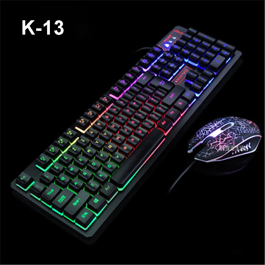 Игровая Проводная клавиатура и мышь 2400DPI|Комплекты плюс клавиатура| |