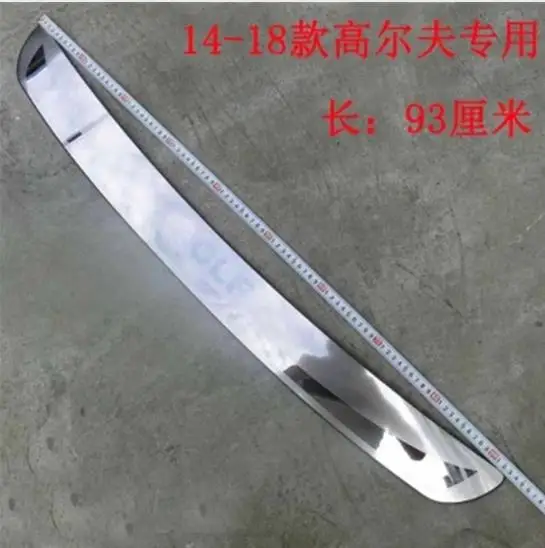

Stainless steel Rear Bumper Protector Sill Trunk Tread Plate Trim Car Accessories For Volkswagen Golf 7 MK7 2014-2018