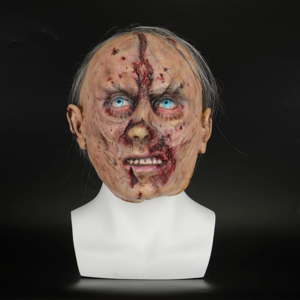 Halloween Masks Latex Party Horrible Scary Prank Cankered Skin Horror Mask Fancy Dress Cosplay Costume Mask Masquerade (3)