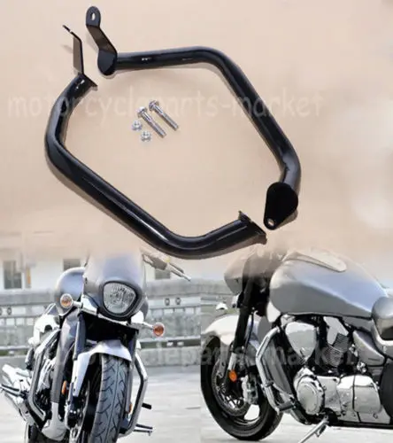 

Gloss Black Highway Frame Engine Crash Bar Protector Guard For SUZUKI Boulevard M109R 2006-2017 Motorcycle Accessories