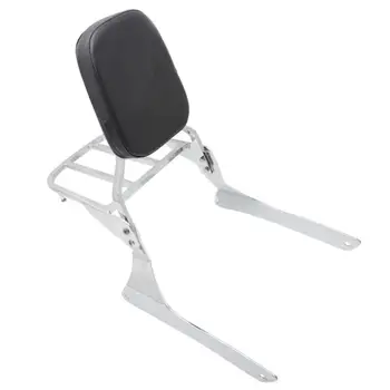 

Rear Luggage Rack Support Tail Box Holder Cargo Shelf Bracket w/ Backrest Sissy Bar for Suzuki Intruder VL1500 C90