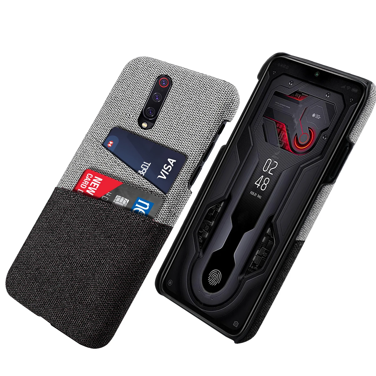 

for Xiaomi Mi 9T Mi 9T Pro Case Mi CC9e Mi CC9 Slim Fit Hard PC Protective Cloth Cover Redmi 7A K20 K20 pro Case Card Shockproof