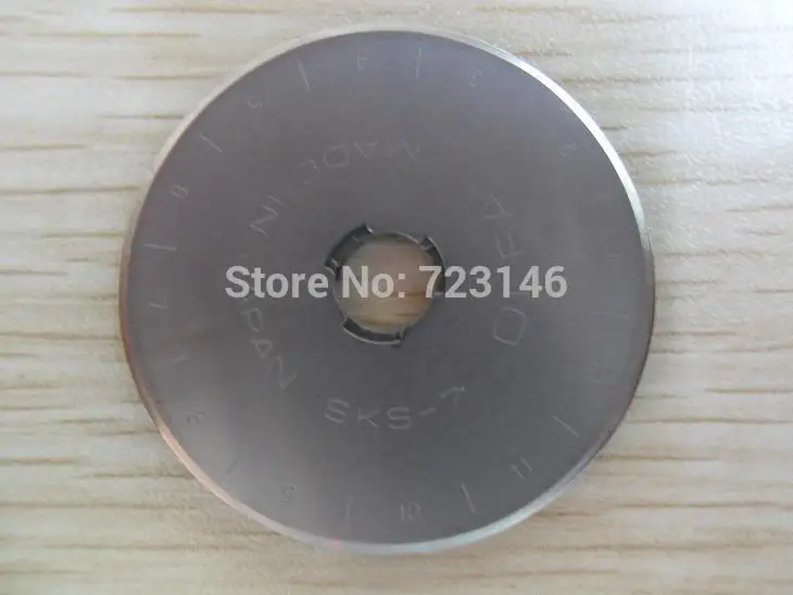 Tesoura Scissors Frozen 10 Psc Made In Japan Olfa RB45-10 45mm Rotary Cutter Blade Rotatif Rundschneider Taglierina Rotante craft knife