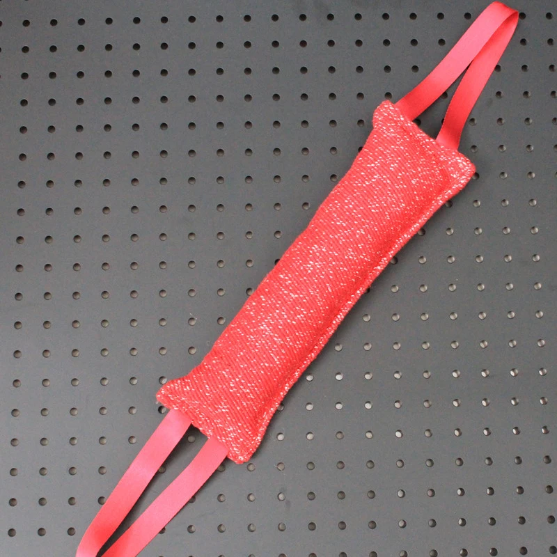 Красный Прочный дрессировка для собак клюшка буксир игрушка для собак Подушка для укуса собака интерактивная игрушка для домашних животных