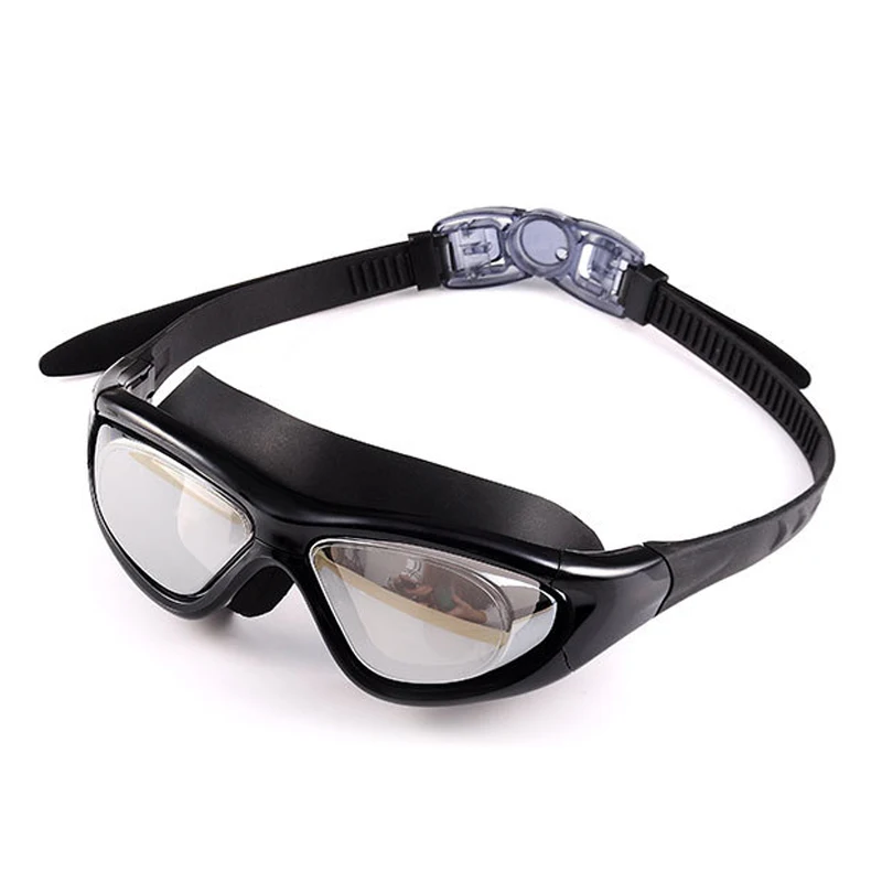 C309 aterproof большое поле зрения большой проплыть очки без давления глаз Гальваника Анти-туман мужчин и женщин очки для плавания