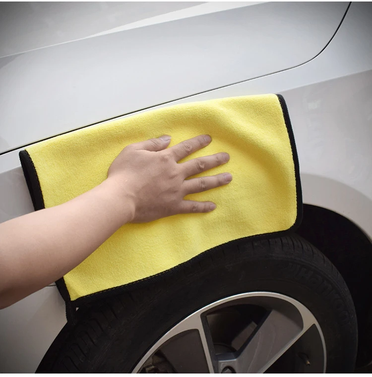 Car Polishing Washing Towels Plush Microfiber Car Cleaning Towel Car Towel Auto Cleaning Cloth Car Detailing Wash Drying Towel (3)
