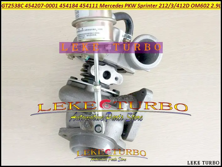 GT2538C 454207-0001 454207 454184 454184-0001 454111 A6020960899 Turbo For Mercedes PKW Sprinter I Van 212D 312D 412D OM602 2.9L (2)