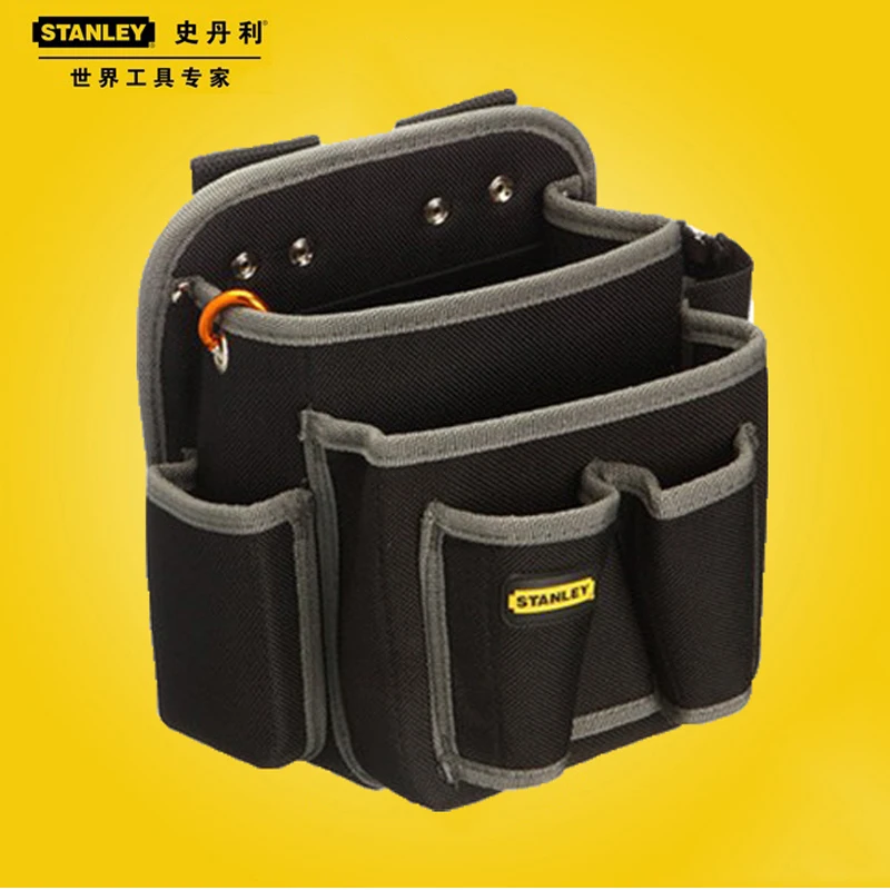 Brand Stanley 5 Pocket Tool Bag Electrician Tool Pouch Holder With Belt