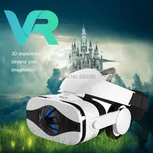 Newest!! Fan Cooling Version Virtual Reality 3D VR Box With Headphone For 4.0-6.33 inch Smartphones, Free Shipping