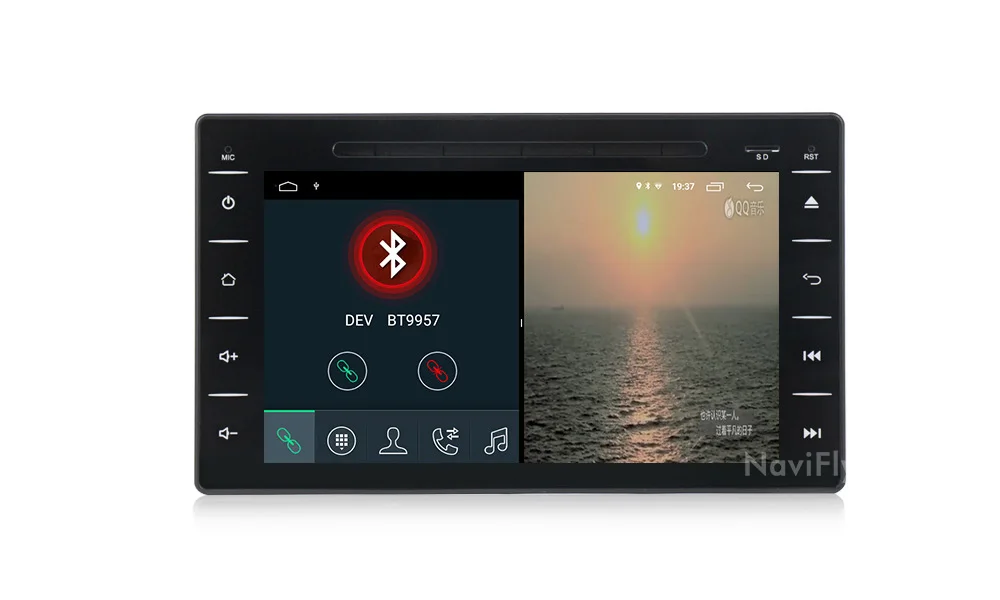 Top Navifly 8inch screen Car DVR OBD2 GPS Cassette for TOYOTA HILUX 2016 with USB SD CD DVD player 4g wifi radio RDS 12