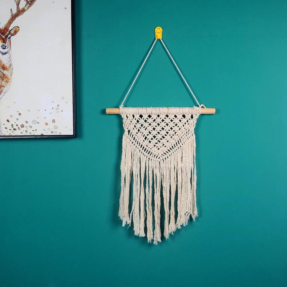

Wall Tapestries Macrame Woven Hanging Boho Chic Bohemian Room Geometric Tapestry Art Beautiful Apartment Dorm Room Decoration