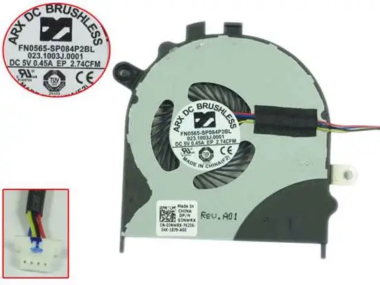 Emacro для ARX FN0565-SP084P2BL 023.1003J.0001 DC 5 V 0.45A 4-проводной Сервер вентилятор охлаждения ноутбука