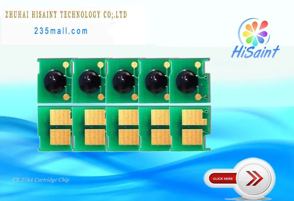 

hisaint For HP CE 278A Toner cartridge chip for HP LaserJet P1566/P1606/P1606dn/P1607dn/P1608dn/P1609dn/ M1530 Laser printer