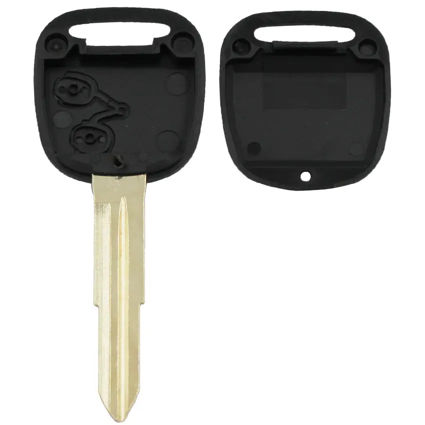 2 кнопки новая Замена дистанционного ключа оболочки чехол Брелок умный корпус для ключей от автомобиля крышка с нерезанным лезвием для Daihatsu для Toyota