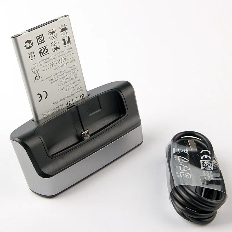 

Dual Charger dock + original LG BL-51YF battery For LG G4 H815 H811 H810 VS986 VS999 US991 LS991 F500 G Stylo F500 F500S F500