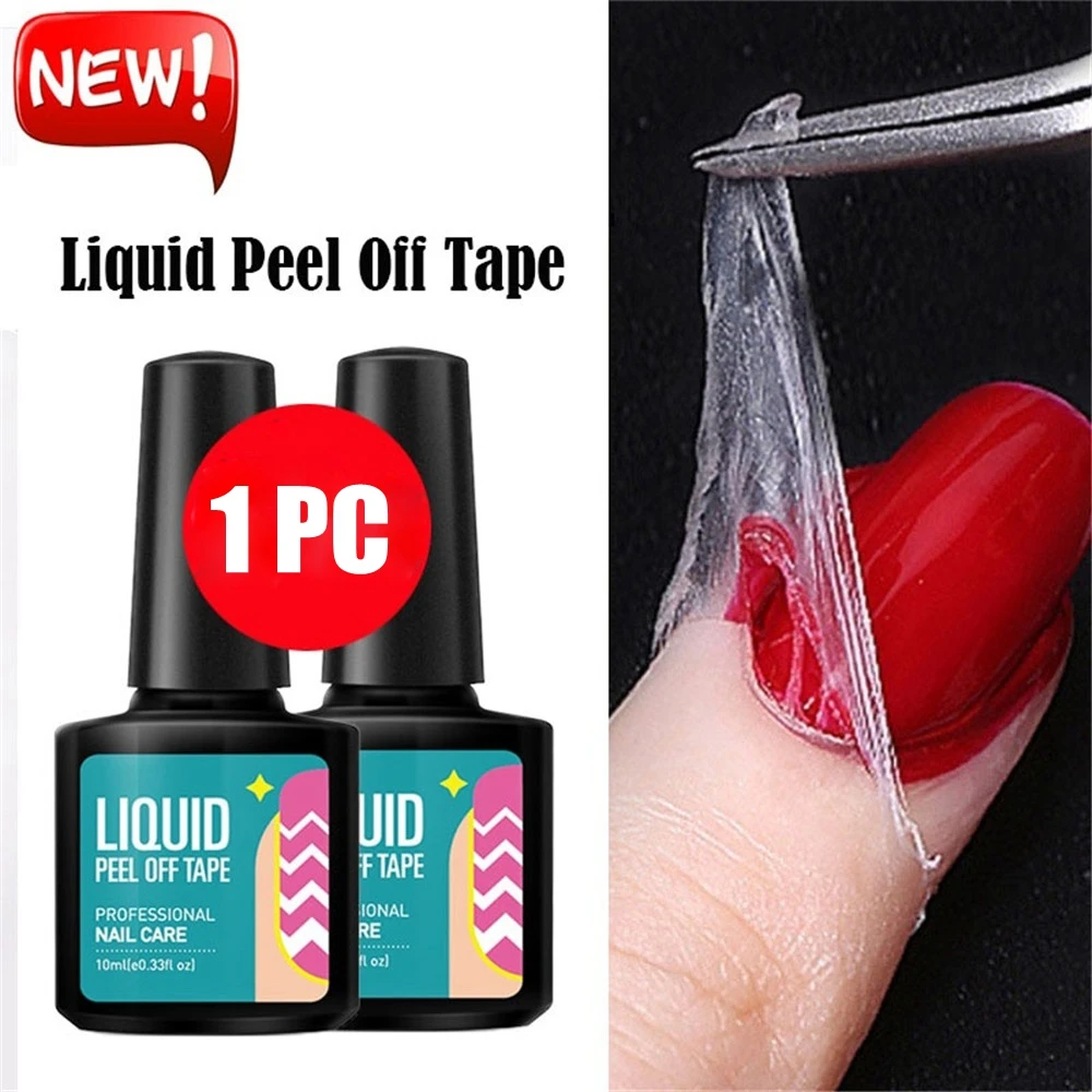 10ml Liquid Nail Peel Off Tape Nail Latex Cuticle Care Tools Manicure Skin Protect Glue Base Coat DIY Nail Art Decor