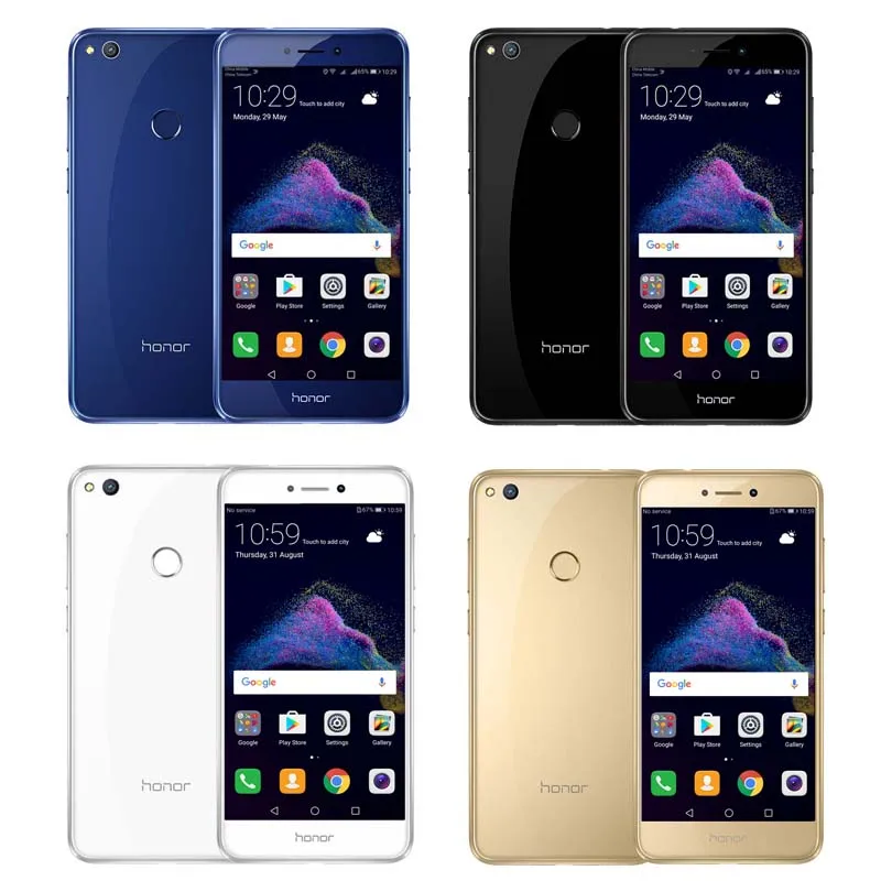 Оригинал HONOR 8 Lite 4 Гб ОЗУ 64 ПЗУ мобильный телефон Восьмиядерный 5 2 "1920*1080 P 12.0MP 3000