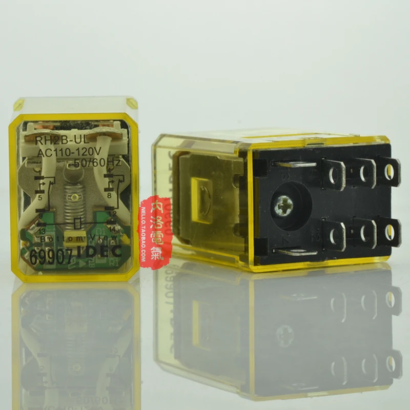 [SA]IDEC Izumi реле RH2B-UL AC110 индикатор питания Тип 10A DC12V DC24V AC110V AC220V 2a2b база SH2B-05A -- 10