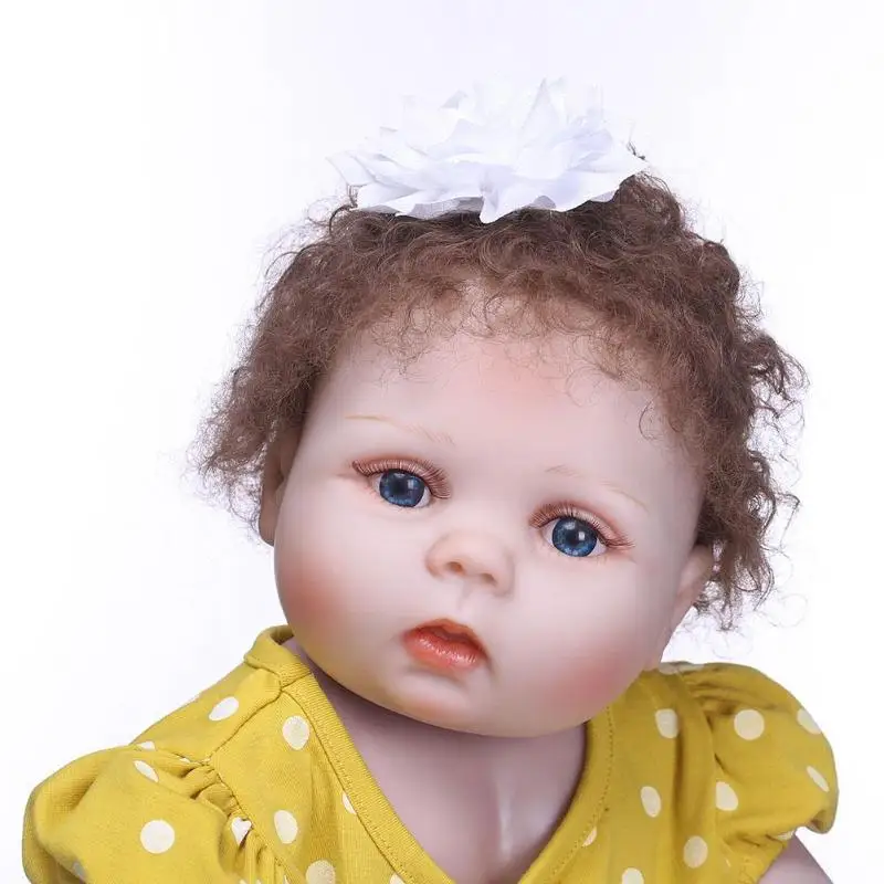 NPK 56 см милые реалистичные моделирование куклы реалистичные винил Reborn Baby Doll игрушка