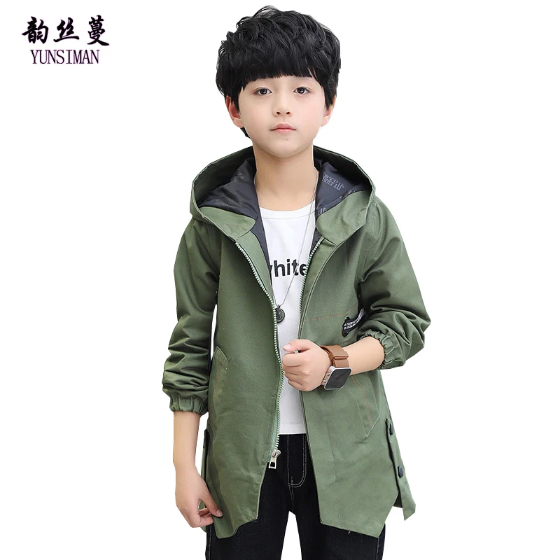 

Baby Boys Jacket 4 6 8 10 12 Years Kids Green Full Sleeve Letter Zipper Coat Boys Spring Jacket Tops Kids Teens Clothing 9 5P15