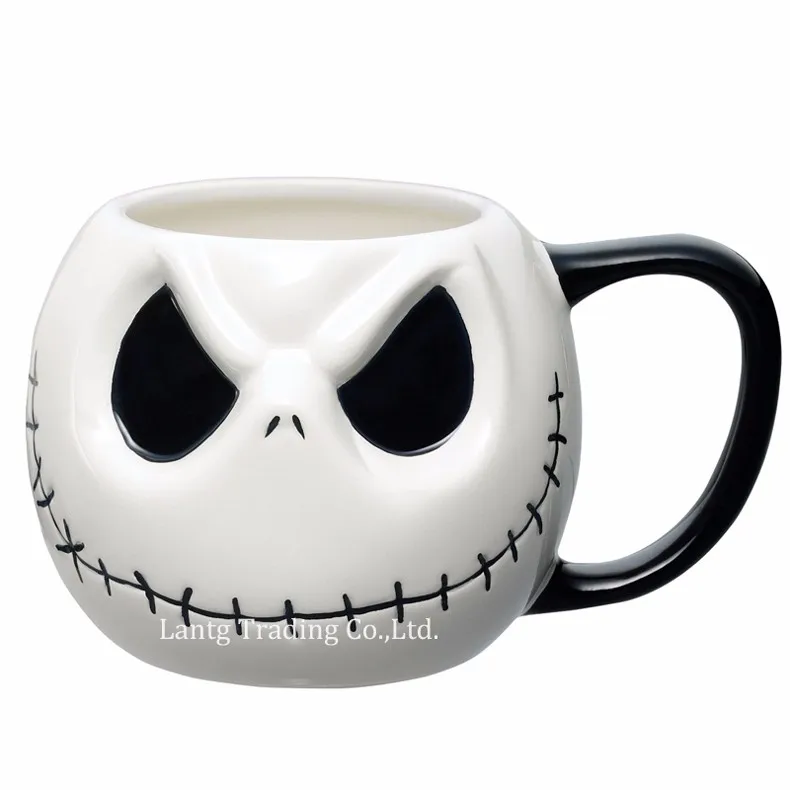 

Jack Skellington Mug, "The Nightmare Before Christmas" Cartoon Coffee Mug Tea Cup Pirates of the Caribbean Creative Tea Cup