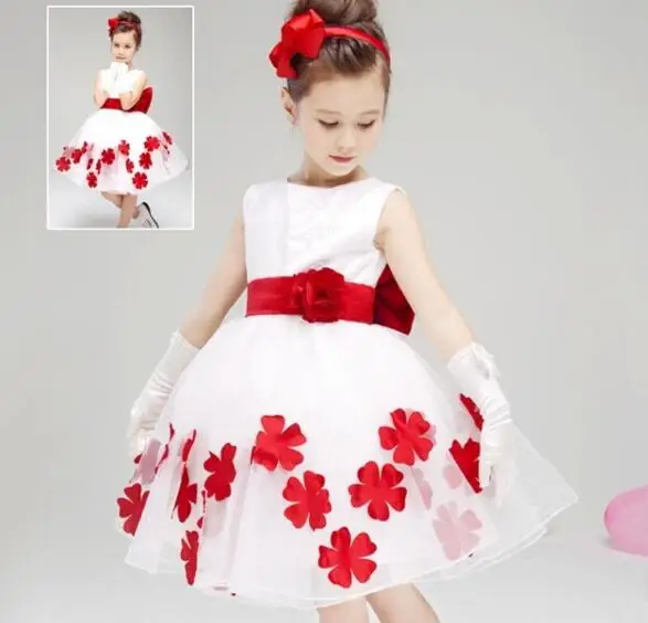 Girls Summer Bridesmad Lace Dress Robe Fille Enfant Mariage De Soiree Tutu Princess Dresses For Party And Wedding