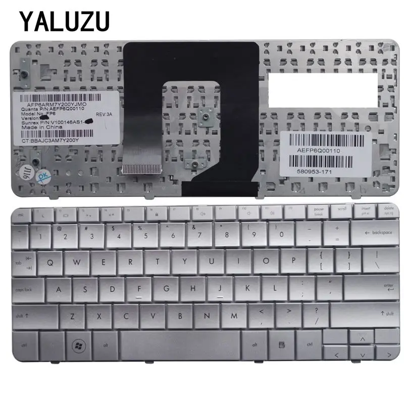 Новая клавиатура для ноутбука HP Pavilion DM1-1000 DM1 dm1-1027tu DM1-1005TU Серебряная США |