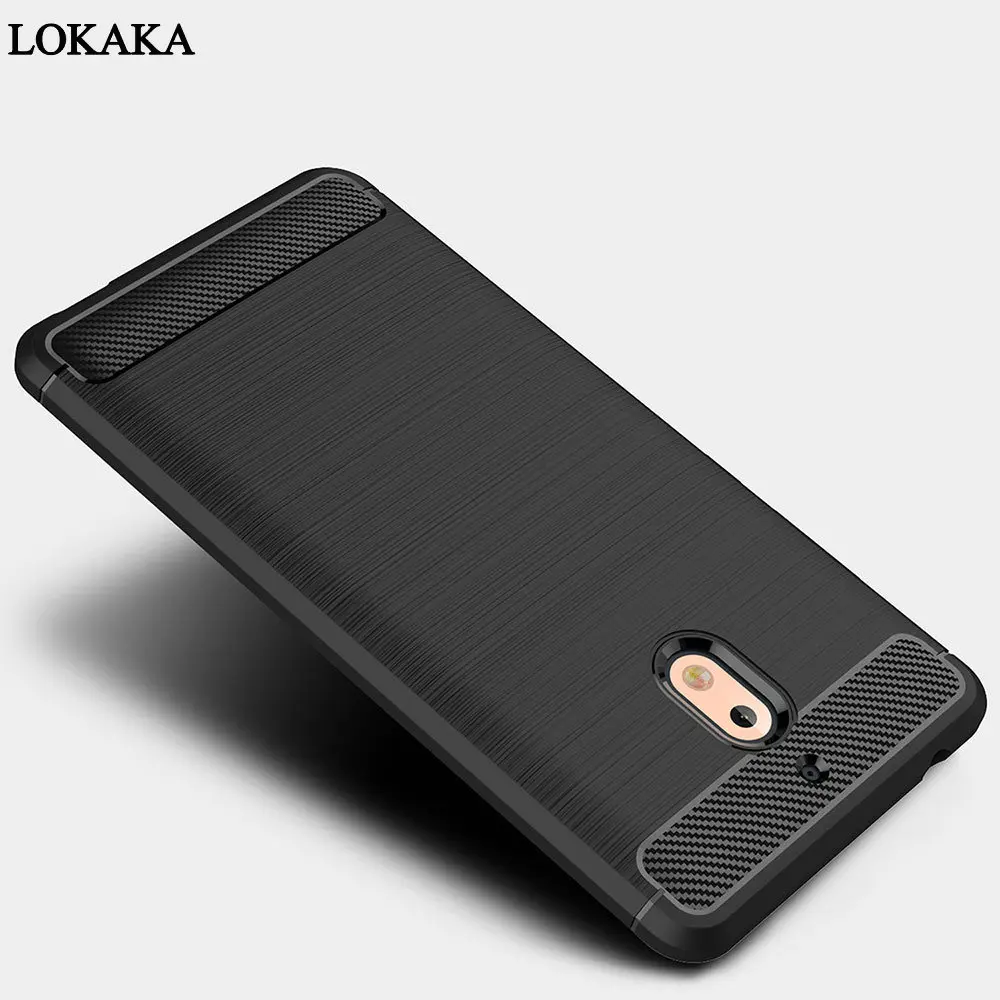 LOKAKA Case For Nokia 2.1 Cover Soft Silicon Back Full Protect Cases Dirt Resistant Phone Bags Shell |