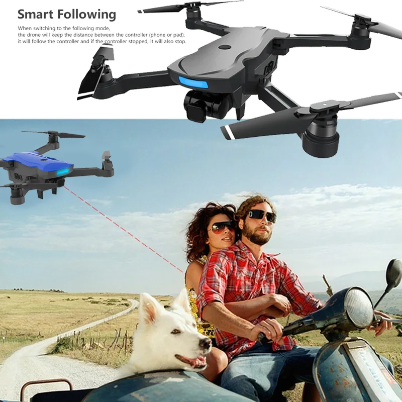 

RC Drone Helicopter 4CH 6-Axis Gyro RC Drone Toys GPS 2.4Ghz Headless Mode One Key Return LED FPV Dron Quadcopter