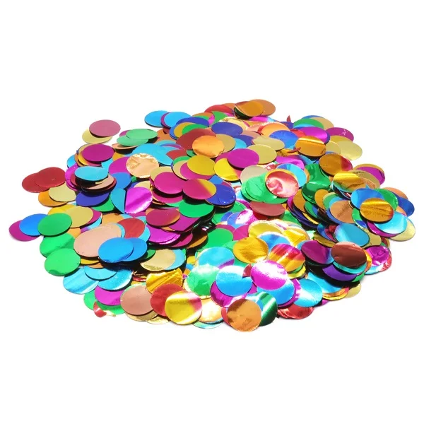 20g Colorful Plastic confetti Romantic wedding decoration Gold/sliver