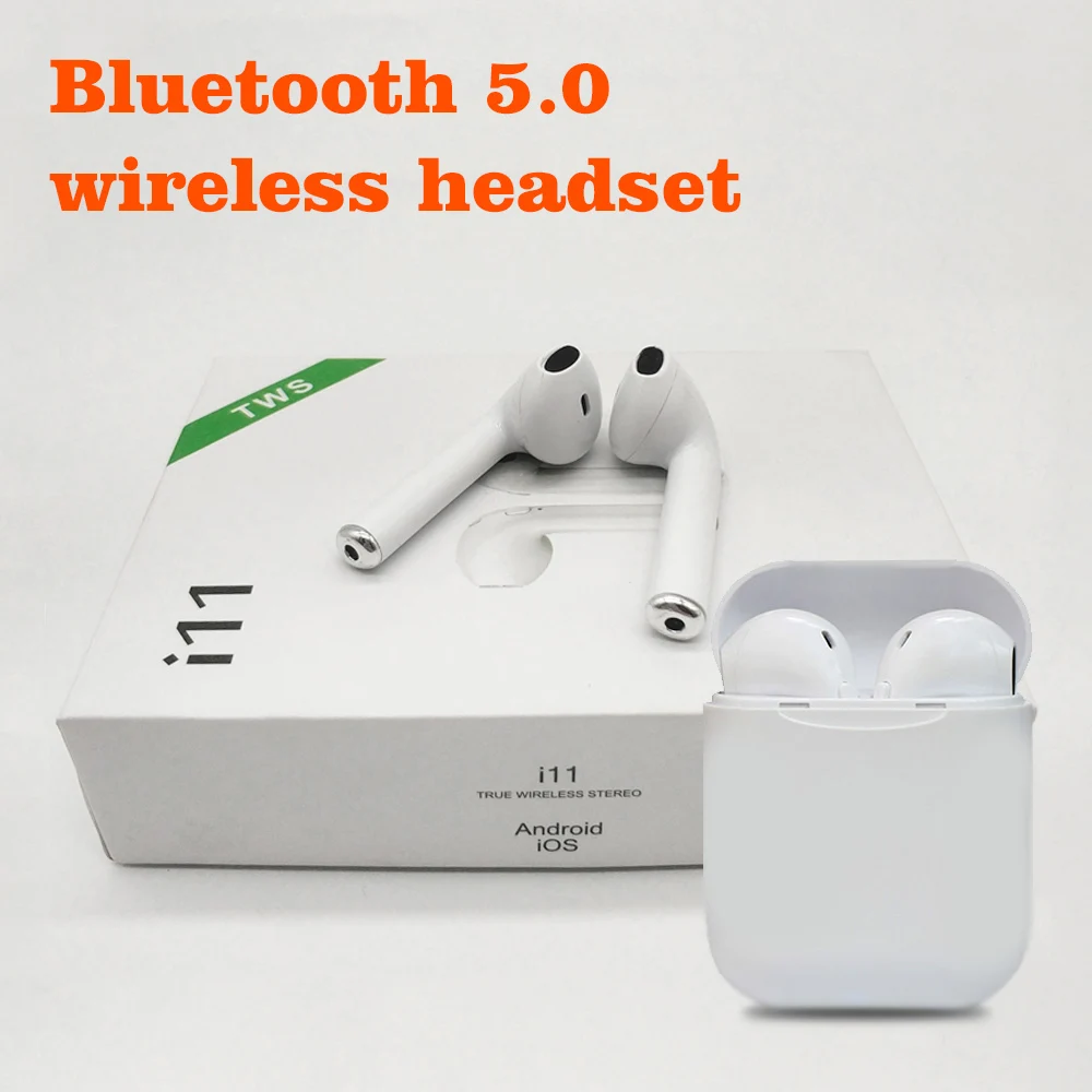 

MOONSTAR i11 TWS Bluetooth 5.0 Wireless Earphones Earpieces mini Earbuds For xiaomi Samsung Mobile Phones Sport Earpiece