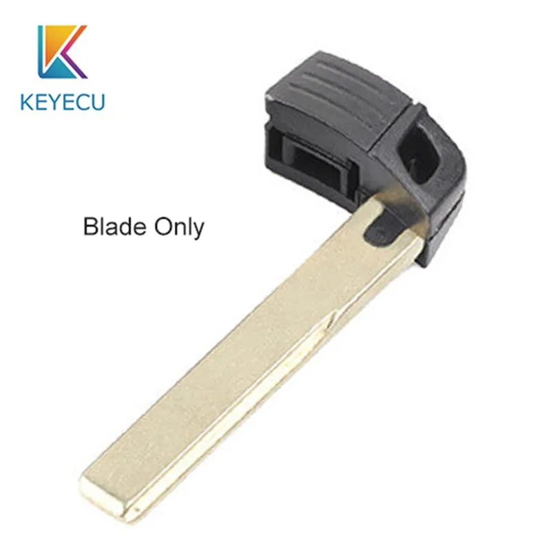 

KEYECU Uncut Insert Emergency Car Key Blade Without Chip FOB for BMW E60 E61 E70 E90 E91 E92 1 3 5 Series X5 X6